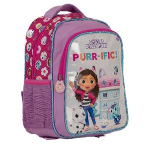 کوله پشتی 33 سانتی خانه عروسکی گبی مدل Rainbow Max - Backpack - Gabby’s Dollhouse - Purr-Ific _کیف مدرسه